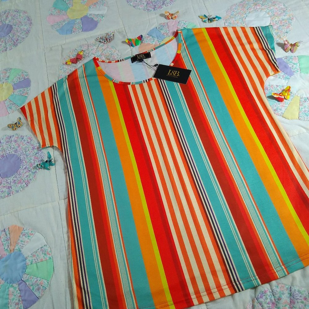 L&B | Striped Shirt | Size S 🦋